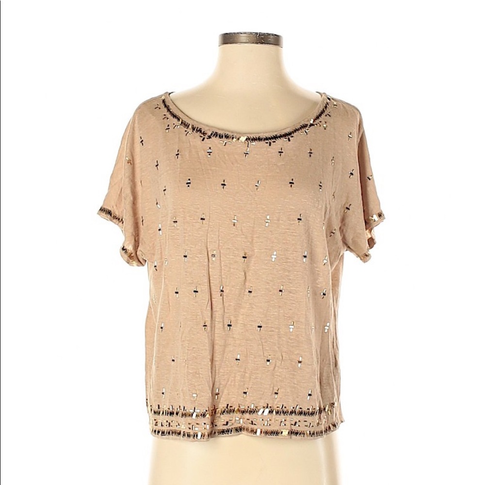 White House Black Market XS Short Sleeve Top
